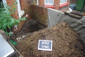 Image from Reports from an Archaeological Watching Brief on works as part of the St Denys Flood Scheme, Southampton. SOU 1767, 2017