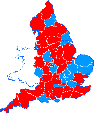 Map of english counties