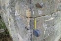 Thumbnail of Rebate and fittings for doorway at NNE end of East Barn. Scale 100mm.