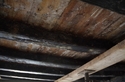 Thumbnail of Example of 19th-century replacement joists,  looking northwest