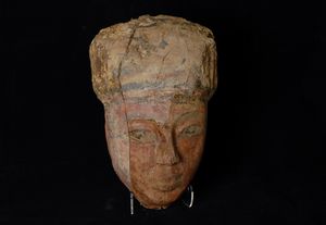 Wooden Head from Amarna