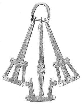 Illustration of a girdle-hanger