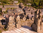 Thumbnail of Photograph of town from castle tower