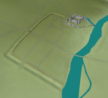3D reconstruction of Rhuddlan