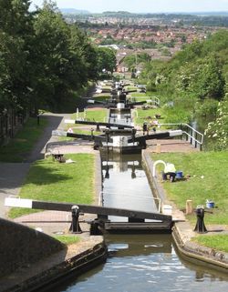 Locks on the Dudley Canal