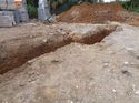 Thumbnail of Oblique shot of trenching