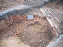 Thumbnail of Curvilinear brick structure 306 & brick wall 307