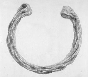 Multi-stranded torc from Needwood Forest, Staffordshire