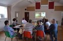 Thumbnail of The ACCORD and CGDT history and archaeology group at work processing the RTI of the Lephinkill rock-art, Colintraive Village Hall. <br/> (ColGlen_production_images_09.jpg)