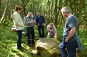 Thumbnail of The ACCORD team and CGDT history and archaeology group discussing how to model the Lephinkill rock-art. <br/> (ColGlen_production_images_22.jpg)