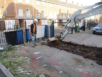 Image from 24-28 John Street, Southampton, Hampshire. Archaeological Evaluation (OASIS ID: cotswold2-306265)