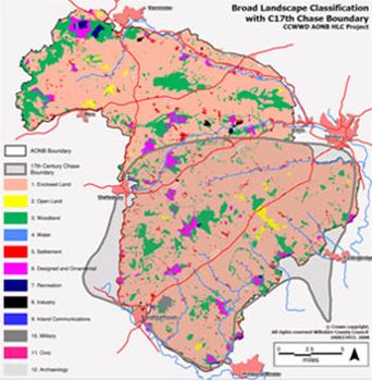 Cranborne Chase Aonb Map Cranborne Chase And West Wiltshire Downs Aonb Historic Landscape  Characterisation (Hlc): Introduction