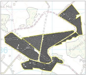 RAF Desborough Airfield, Northampton. Geophysical Survey. (OASIS id: abherita1-216618)