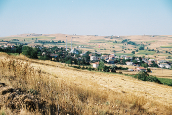 The open landscape around the village of Fener, Thrace
