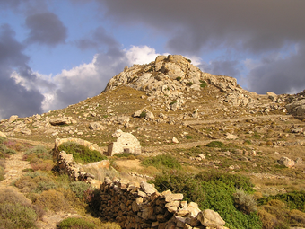 Apano Kastro, Naxos. October 2006