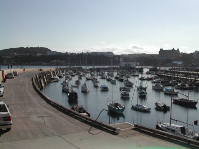 The marina at East Harbour, Scarborough