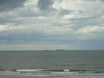 Perception of the coastal shipping lane viewed from Marske Sands