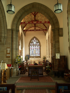 Photo of chancel arch at St Peter's Church, Monkwearmouth