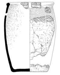 Illustration of harlyn bay pot