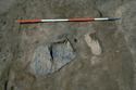Thumbnail of Cist 4 before excavation (scale 2m)
