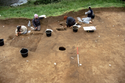 Thumbnail of Work shot of early excavations in the structure