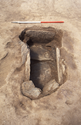 Thumbnail of Cist 4 fully excavated (scale 1m)