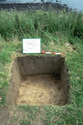 Thumbnail of Test Pit 1 after excavation (scale 50 cm)
