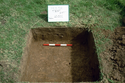 Thumbnail of Test Pit 31 after excavation (scale 50cm)