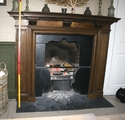 Thumbnail of Plate 36: Horace Walpole Style Fireplace in Former Restaurant