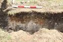 Thumbnail of Trench 4: detail of path stratigraphy uncovered, view east