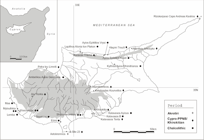 Map of Cyprus