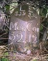 Thumbnail of Photograph of a milepost