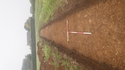 Thumbnail of Trench 2, trench shot looking N