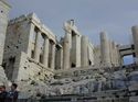 Thumbnail of Photo of northern portion of west façade of the Propylaea from the SW