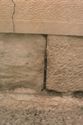 Thumbnail of <em>Detail of south wall of upper courtyard, showing westernmost block of upper course and open anathyrosis of re-worked joint beneath.</em> <br  />(op000013.jpg)