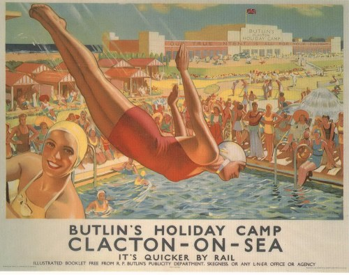 L.N.E.R poster for Butlin's Holiday Camp 1938