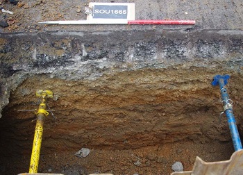 Image from Southampton Northern Above Bar Arts Complex, Southampton (SOU1665). Archaeological Watching Brief