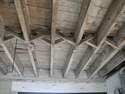 Thumbnail of Detail of ceiling above double door, room A