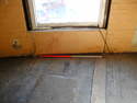 Thumbnail of Detail of base of dormer window, room D
