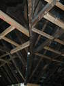 Thumbnail of Detail of roof timbers at junction, room D