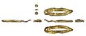 Thumbnail of Working image for catalogue no. 292. Hilt-plate in gold of oval form, filigree trim with Working image for catalogue 697 
