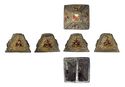 Thumbnail of Working image for catalogue 580: Pyramid-fitting, cast silver, gold mounts, filigree and garnet cloisonné 