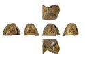 Thumbnail of Working image for catalogue 581: Pyramid-fitting, cast silver, gold mounts, filigree and garnet cloisonné 