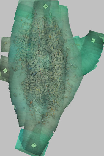 OrthoPhoto of the Port-Miou C wreck