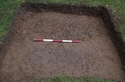 Thumbnail of Plan shot of Test Pit showing graves 1003, 1005, and 1007. Viewed from South