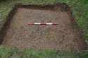 Thumbnail of Plan shot of Test Pit showing graves 1003, 1005, and 1007. Viewed from North