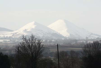 Lawley and Caer Caradoc from Wroxeter