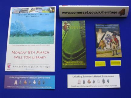 Figure 60: Some of the publicity material produced for the HER Outreach Programme.
