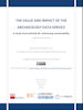 November 2013: New Study Released - The Value and Impact of The Archaeology Data Service Illustration for item November 2013: New Study Released - The Value and Impact of The Archaeology Data Service