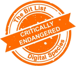 The Bit List's 'Critically endangered' stamp